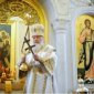 В день своего рождения Святейший Патриарх Кирилл совершил Литургию в храме Всех святых, в земле Российской просиявших, Патриаршей резиденции в Даниловом монастыре